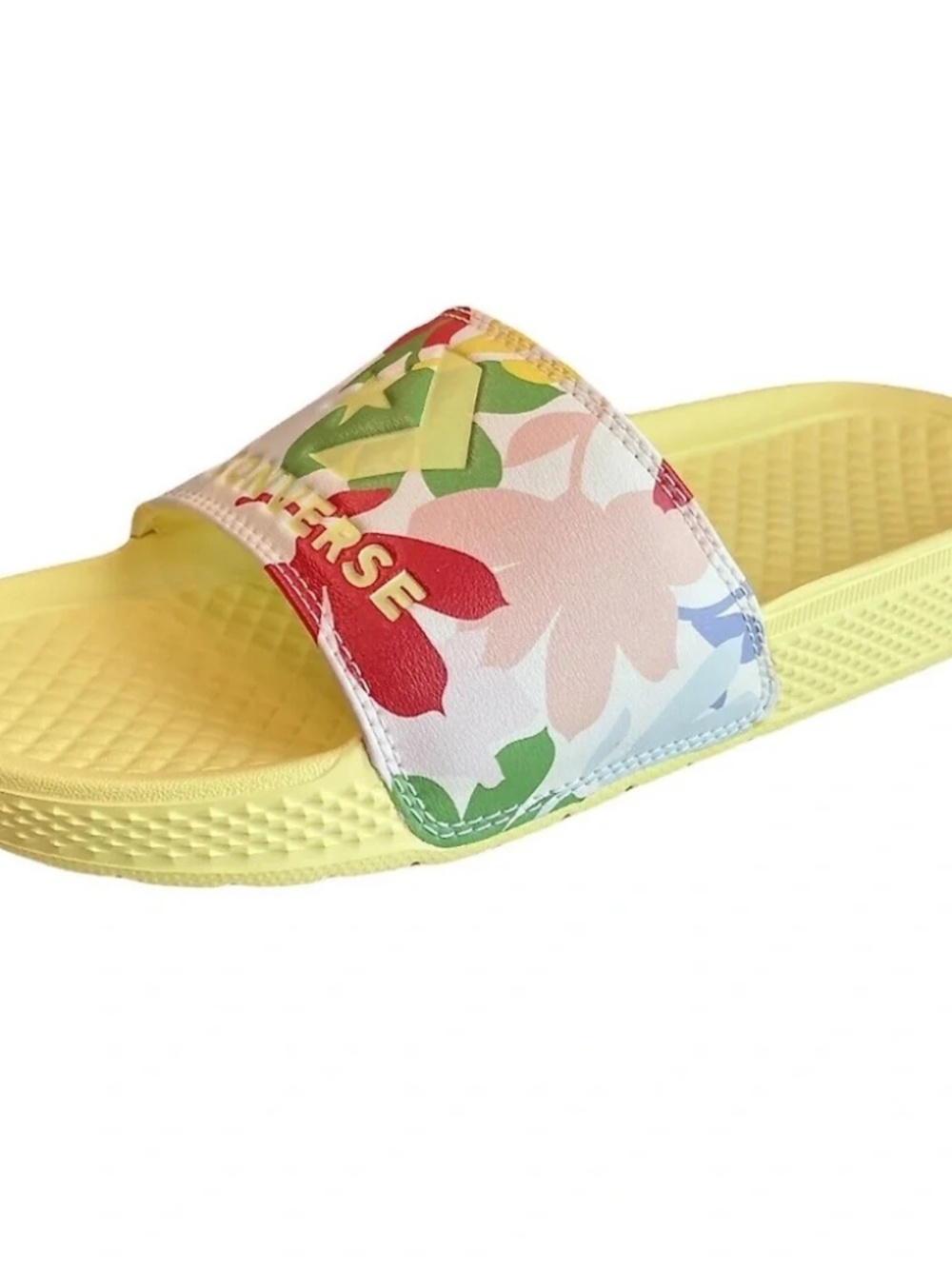 Converse‎ All Star Womens Slip On Yellow Slides Sandals Size 5